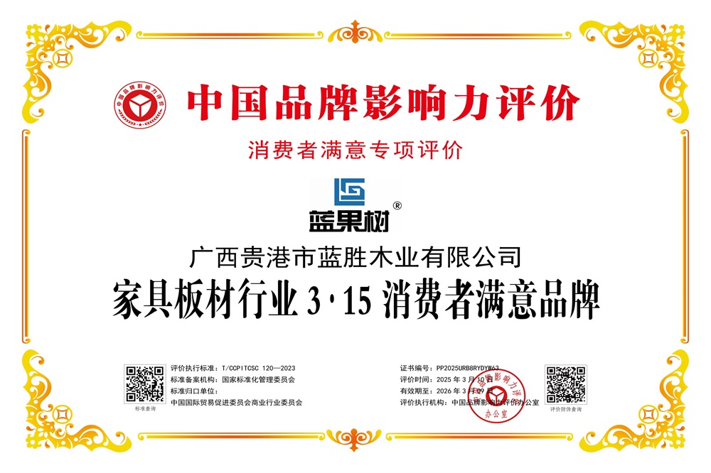 2025品牌影響力證書